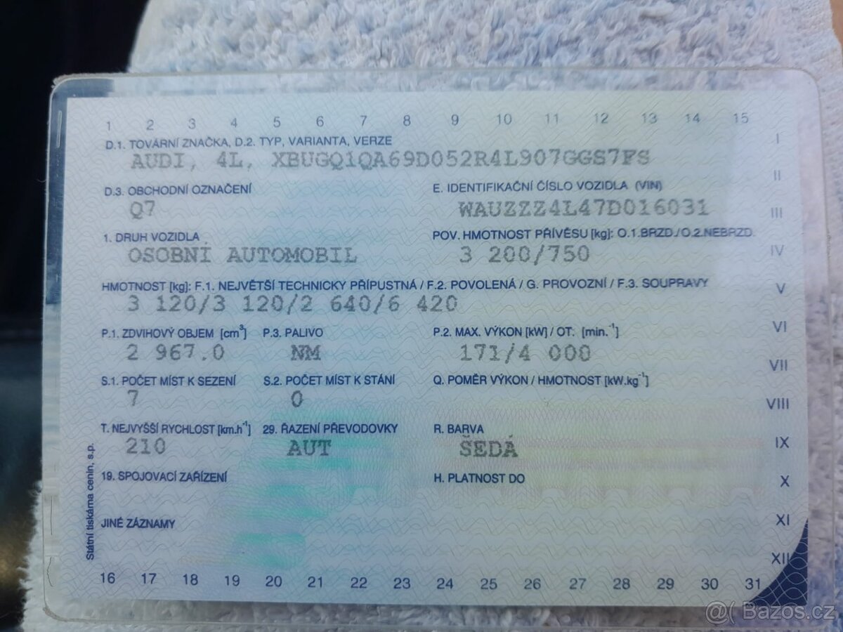 Audi Q7, 4L, r. 2006, 7 míst - 14