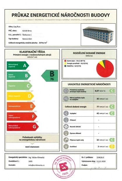 Pronájem bez RK, cihlový byt 1+1 po reko., Brno-Řečkovice - 14
