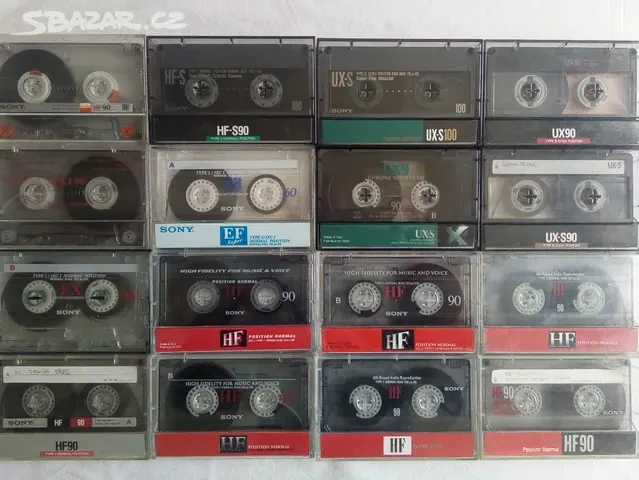 Nove foto 3.8. málo použitych 590 MC kazet od 9 Kč - 14