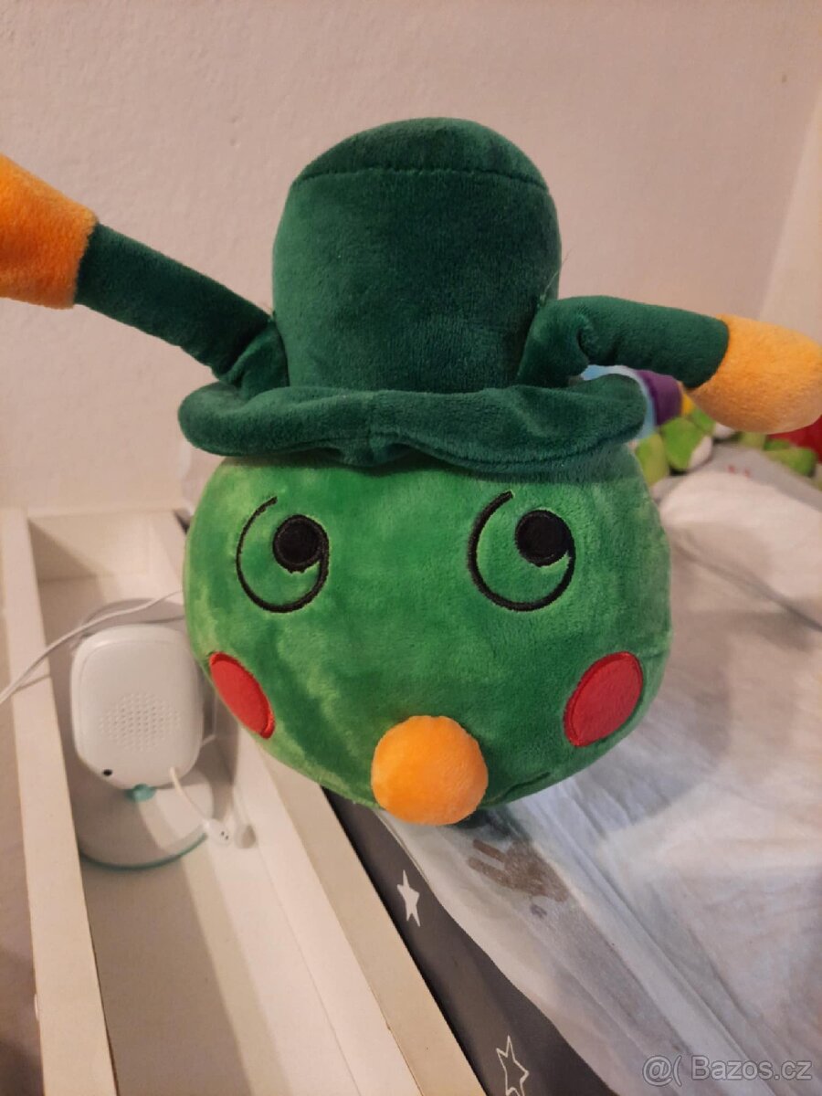 Dětská postýlka+matrace, cestovní postýlka+m, plyš. housenka - 14