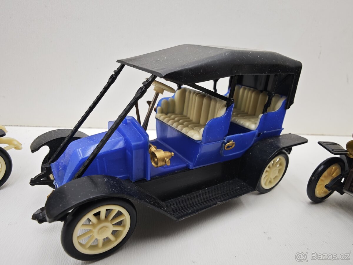 Staré retro hračky,autíčka igra oldtimer - 14