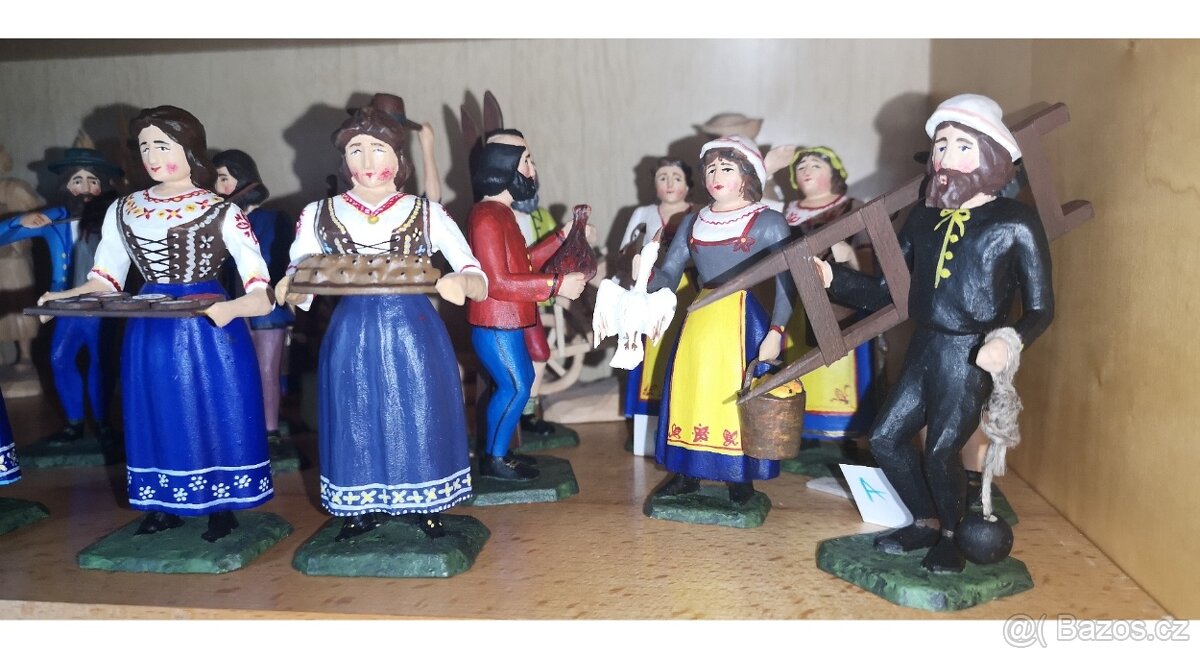 nové figurky pro betlém - signovaná autorská tvorba - 14