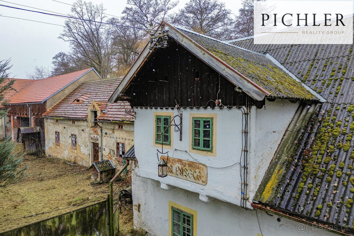 Prodej rodinného domu a mlýna, 14860 m², Hlohová - 14