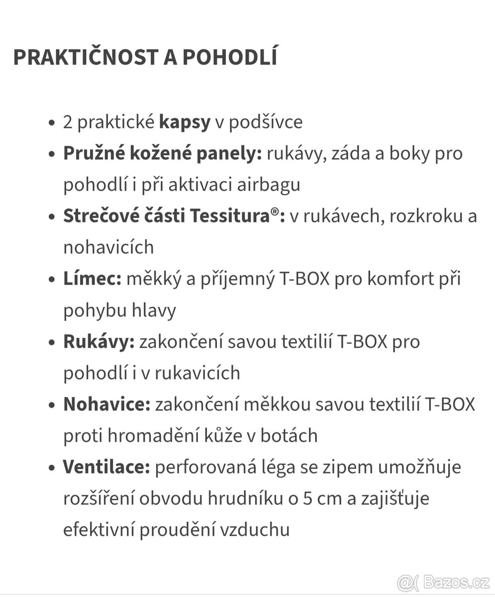 Dvoudílná kombinéza PSI Hubník Delta, velikost 52 - 14