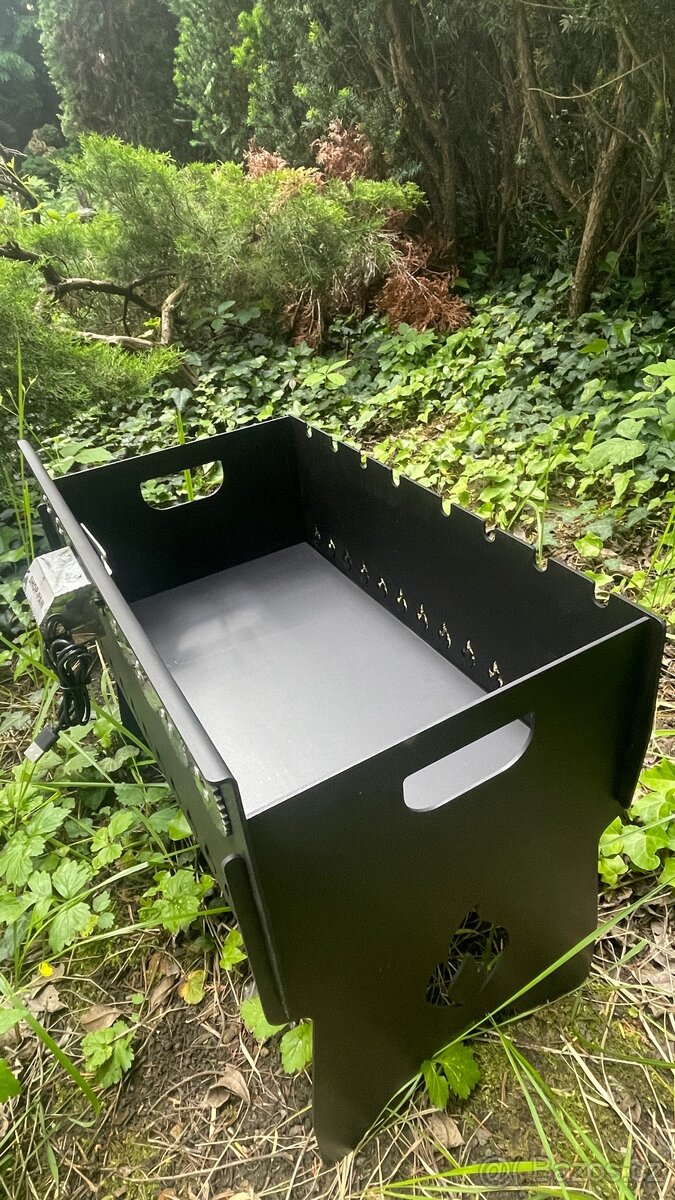 Automatický ocelový gril na špízy - šašlík(10 /8pozic) - 14