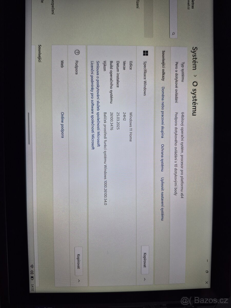 Prodám MSI Claw A1M-054CZ Intel Core Ultra 7/16GB RAM /1TB - 14
