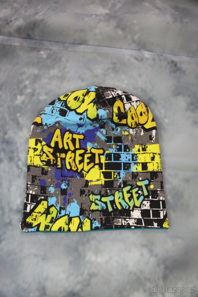 Dětská podzimní čepička - více motivů - 14