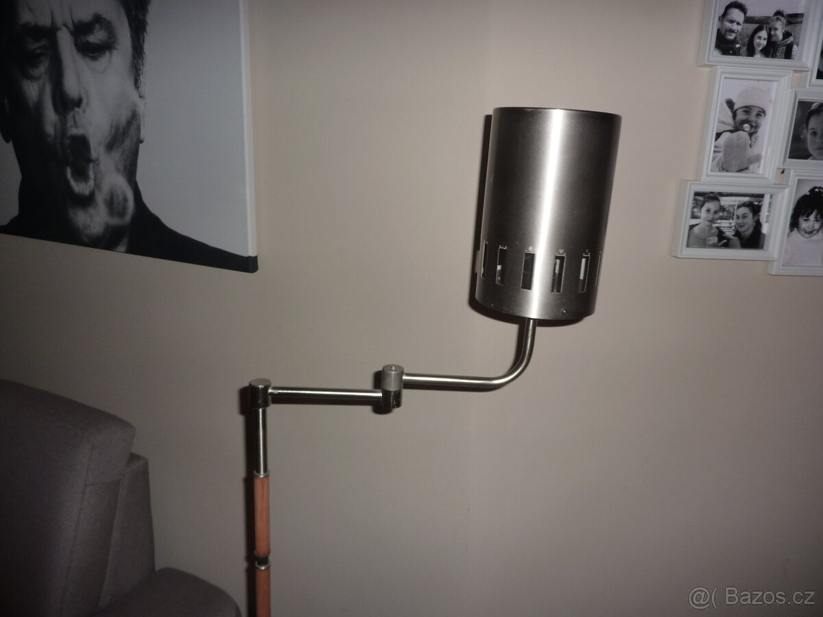 Retro designová podlahová lampa - 14