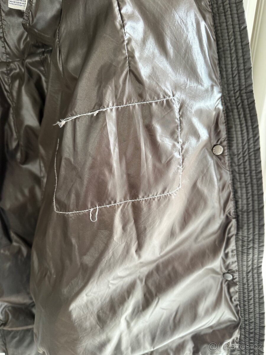 Perova bunda Moncler s myvali kozesinou - 14