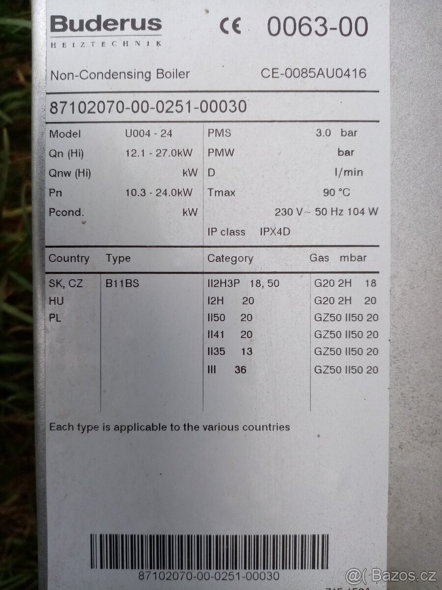 BUDERUS LOGAMAX U012-24, LOGAMAX U014-24, LOGAMAX U004-24 - 14