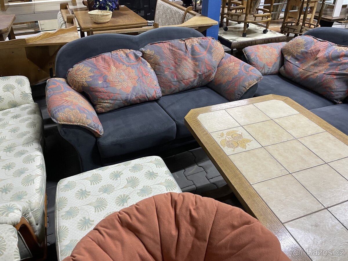 sedací souprava 3 + 2 + 1 + bobek - 14