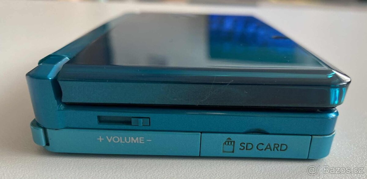 Nintendo 3DS Aqua Blue + 64gb - 14