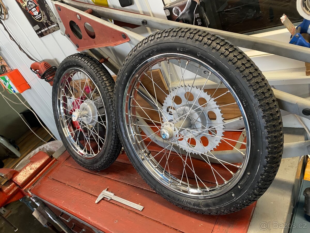 Kola Jawa 550 - komplet nová vč brzd - 14