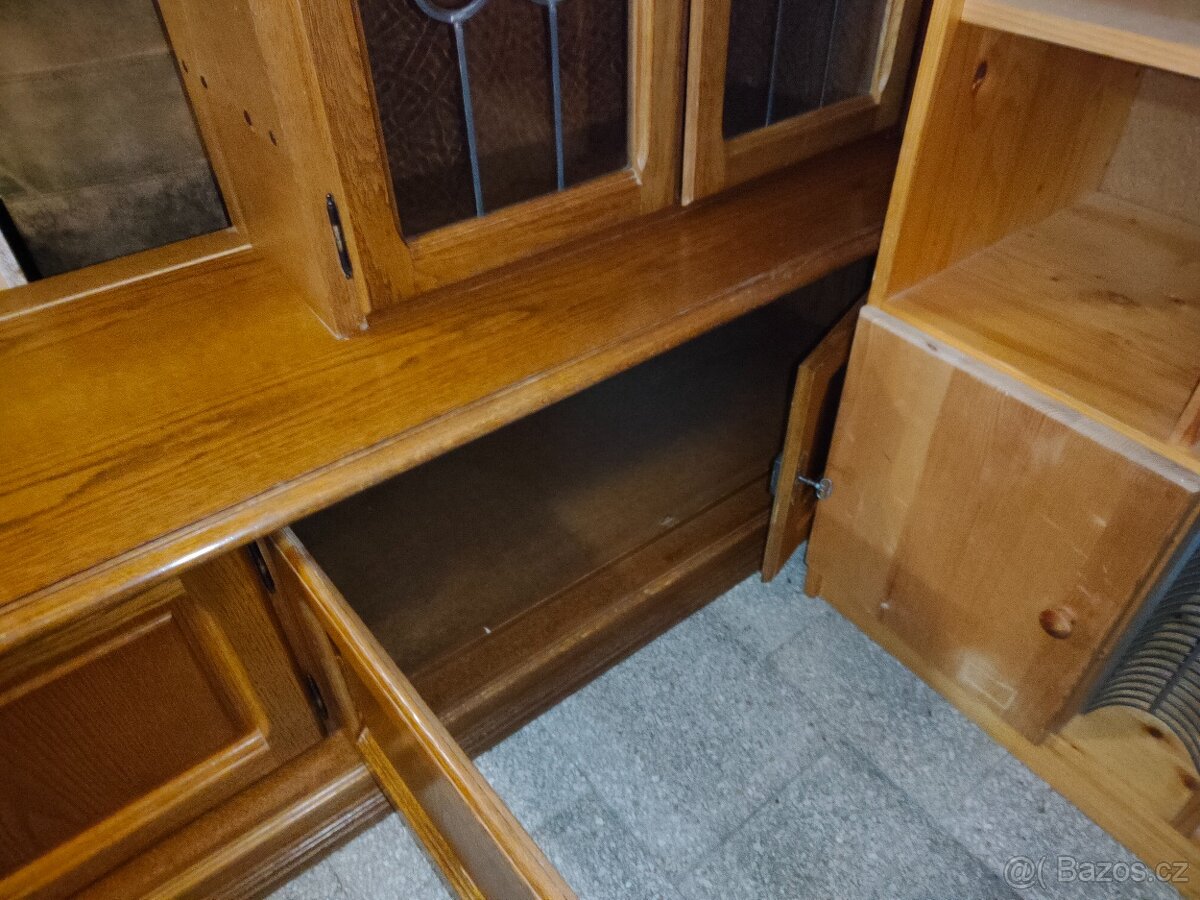 Stěna obývací rustikal - 14