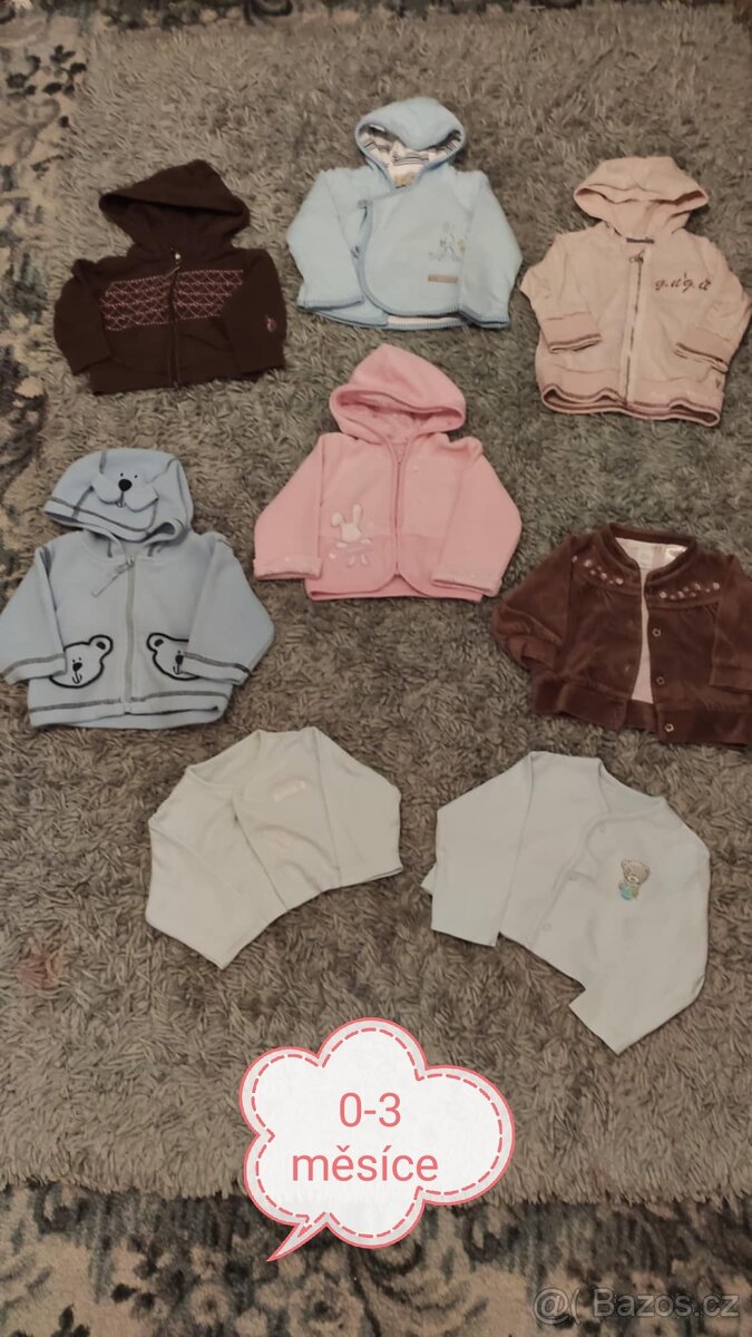 Dětské zavinovačky a dětské oblečení od 0 měsíců - 14