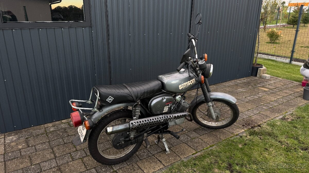 Simson S51 Enduro, originál, platné doklady a STK,pojízdný - 14