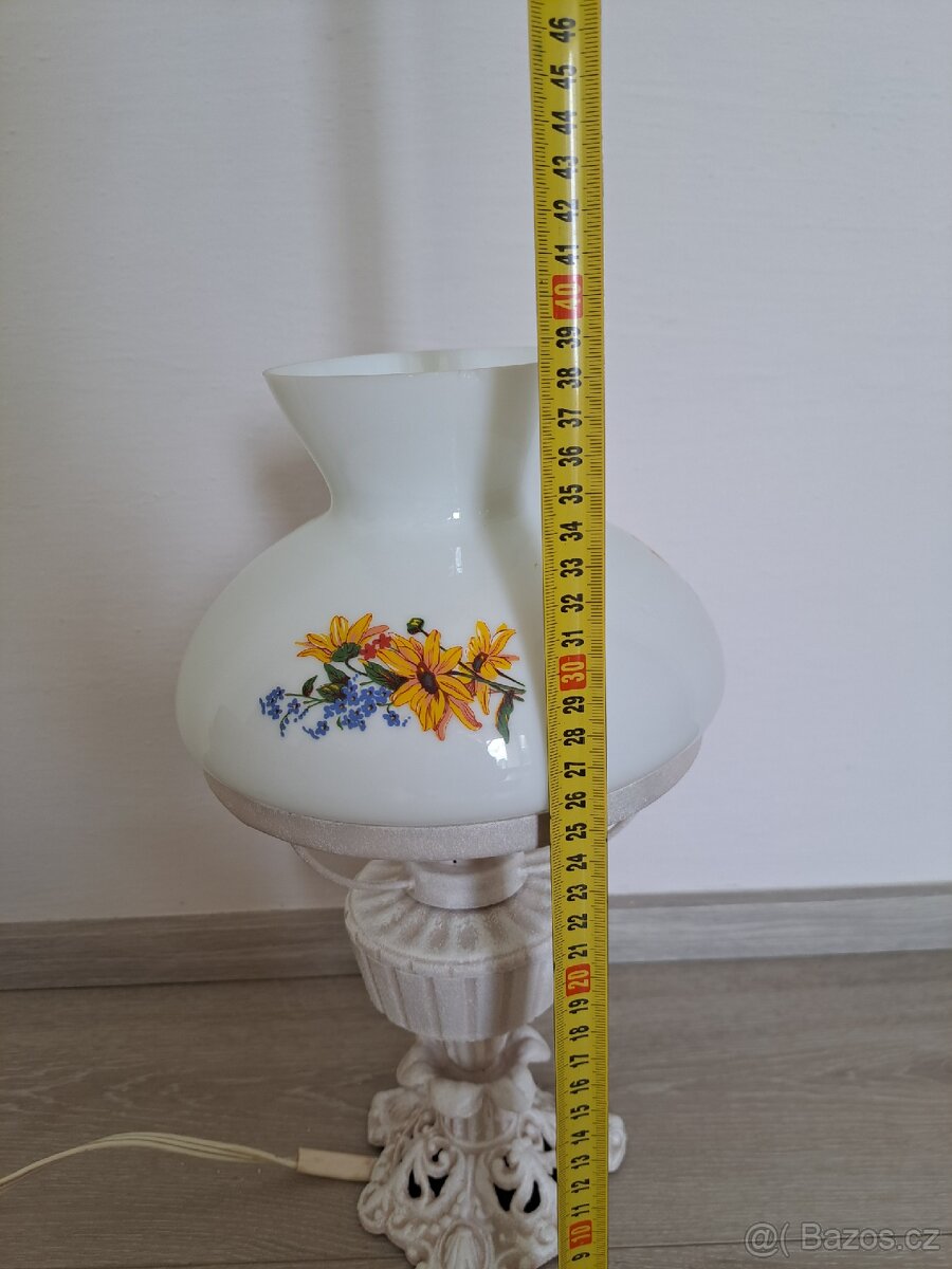Stará retro lampa "petrolejka" elektrická - 14