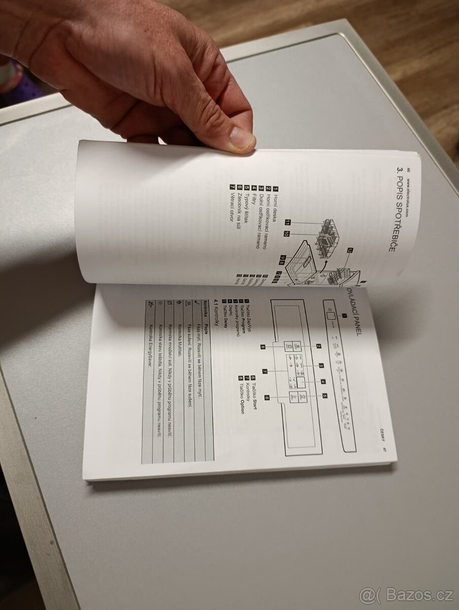 Myčka ELECTROLUX EnergySaver - nefůnkční na díly nebo opravu - 14