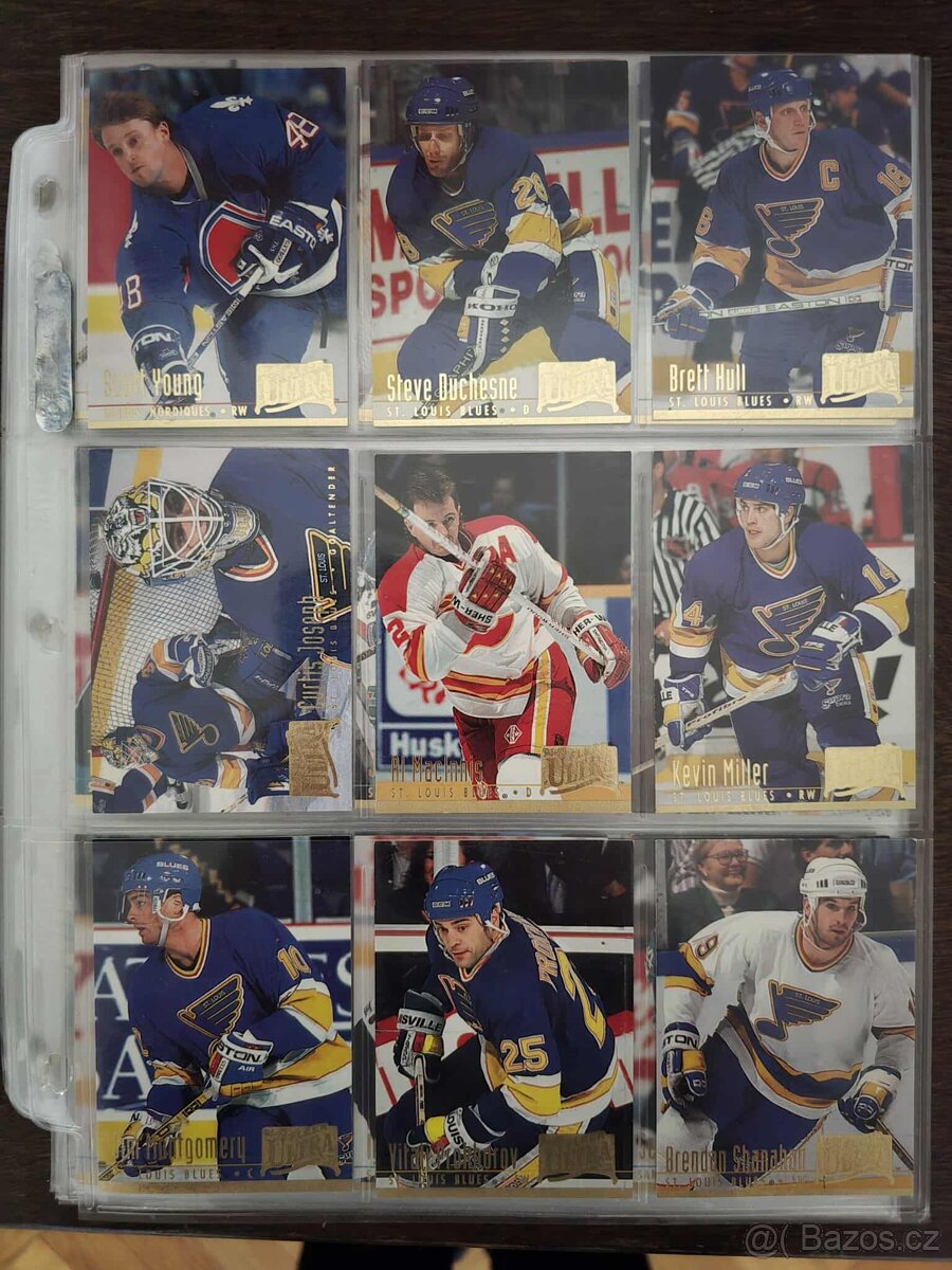Predám hokejové kartičky ultra fleer 94-95 set prva seria - 14