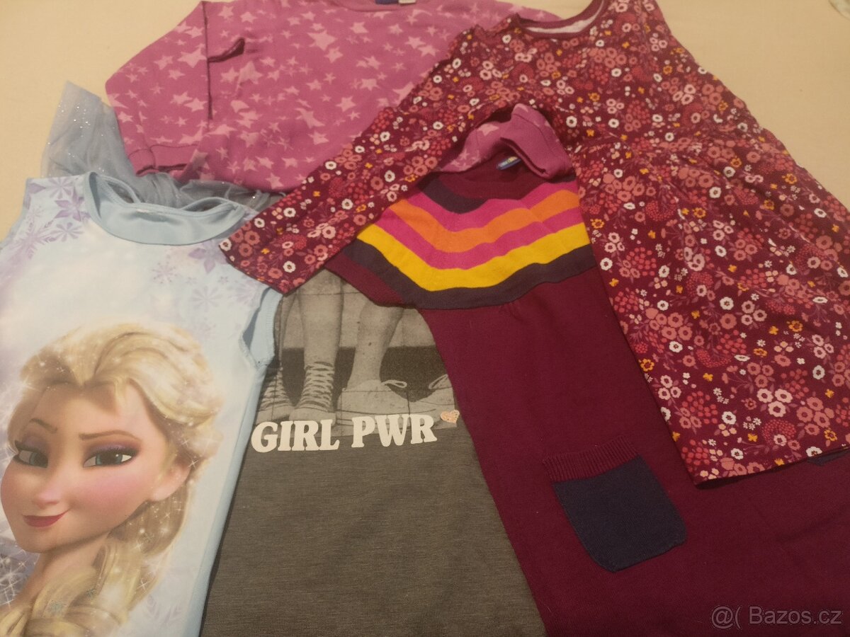 Dívčí oblečení 104-128 /70 ks- pouze jako celek :-) - 14