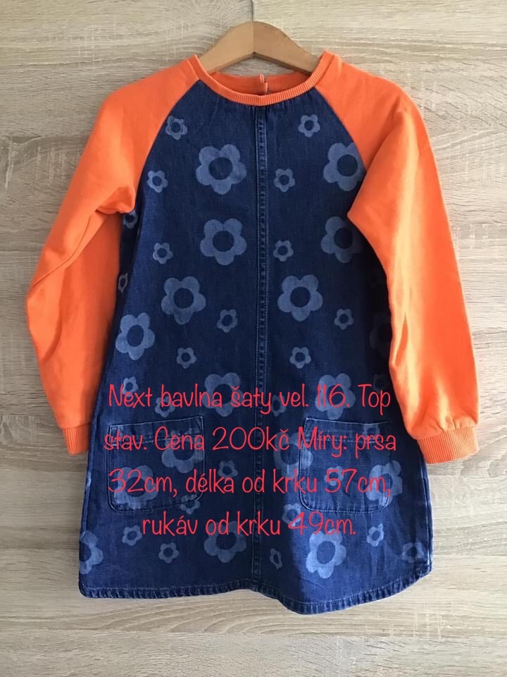 Dívčí šaty a sukně vel. 116 - 14