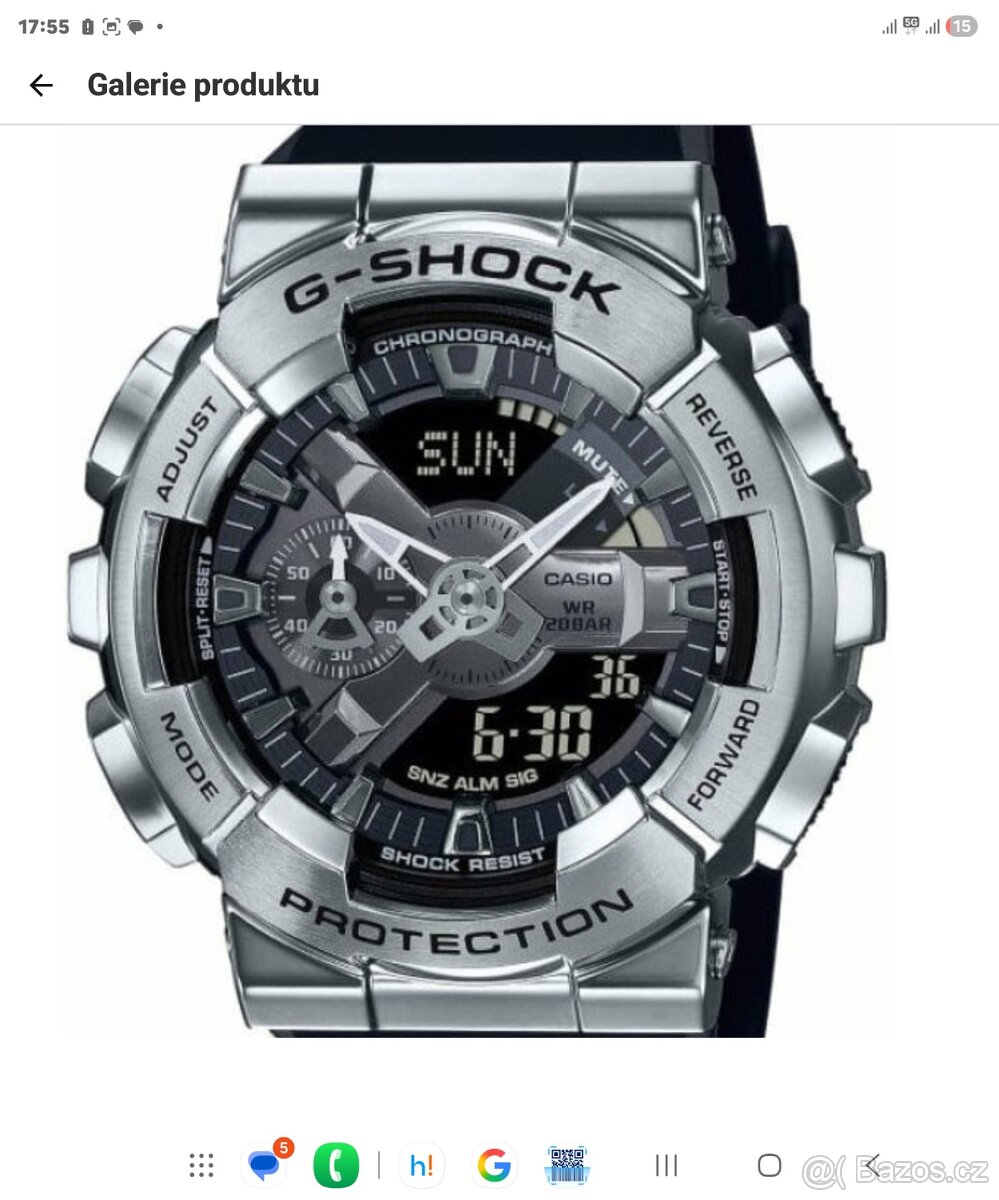 Casio Gshock silver - 14