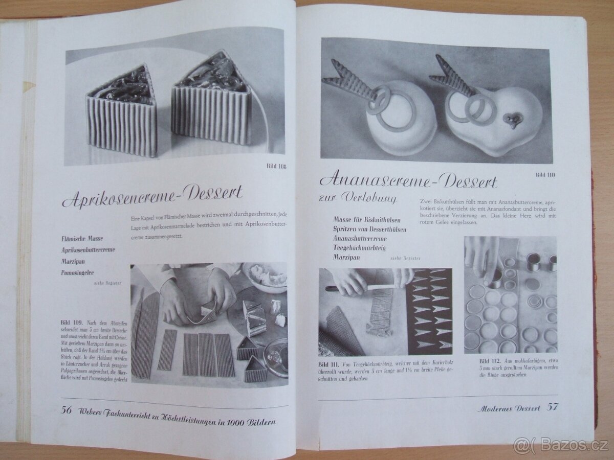 Weberova vysoká cukrářská škola-unikátní německá kniha - 14