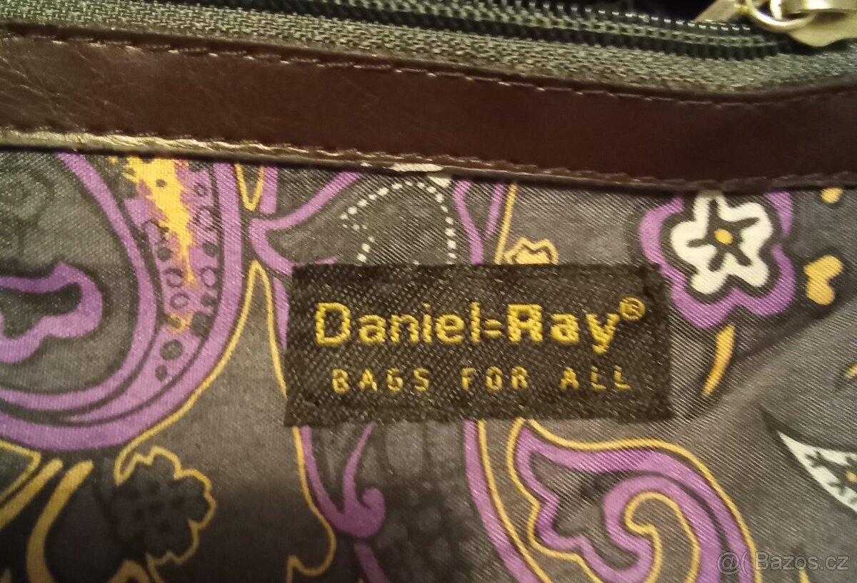 Hnědá kožená kabelka - 14