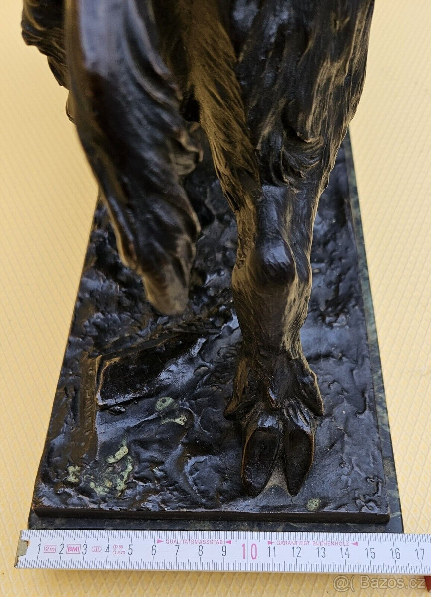 Fritz Diller Bronzový kanec Divoký kanec - 14