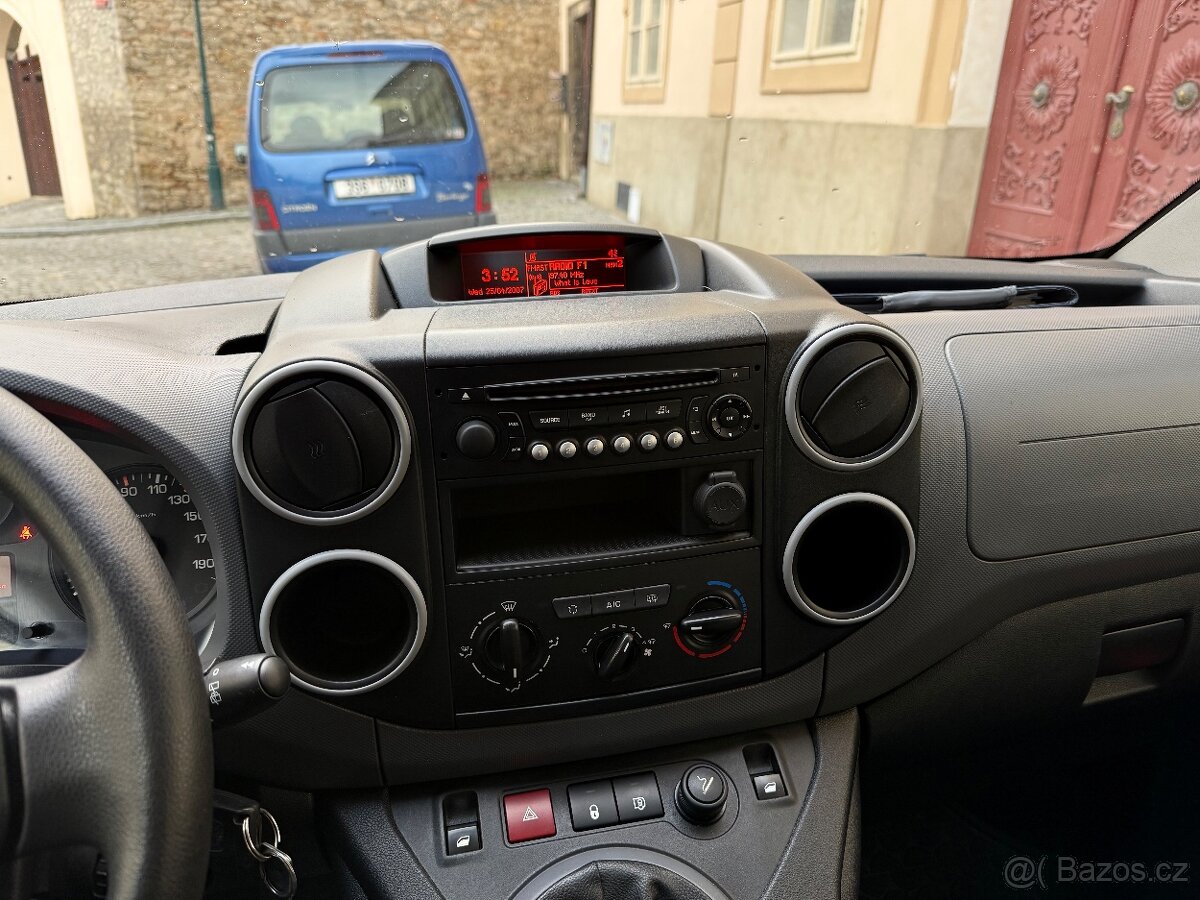 Peugeot Partner Maxi 1.6HDi 73kw koup.ČR DPH Klima 2.Majitel - 14