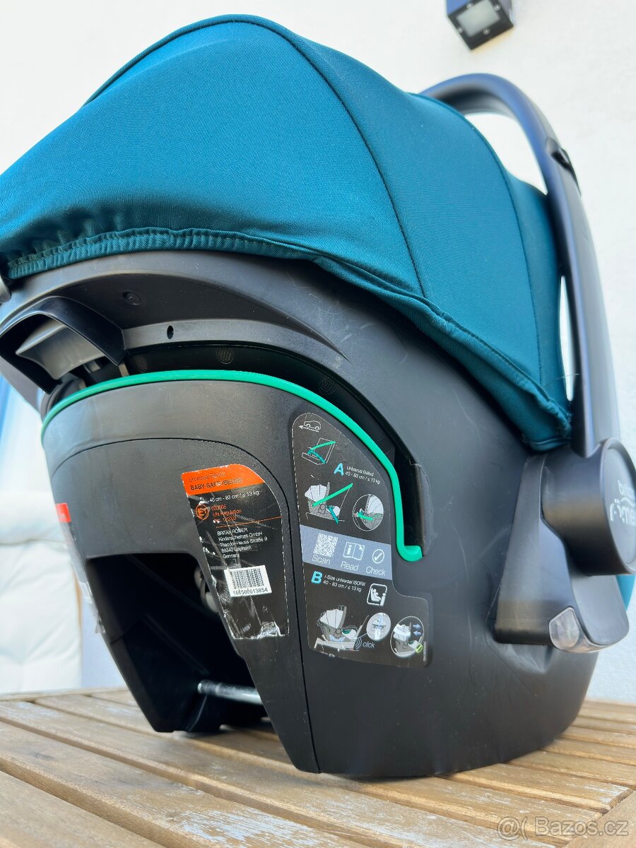Autosedačka Britax Baby-Safe iSense - Atlantic Green + báze - 14