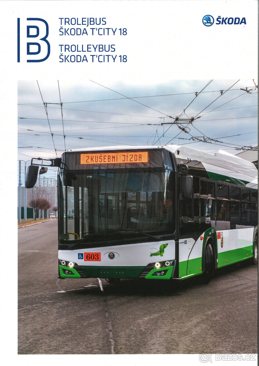 Prospekty - Trolejbusy Škoda 1 - 14