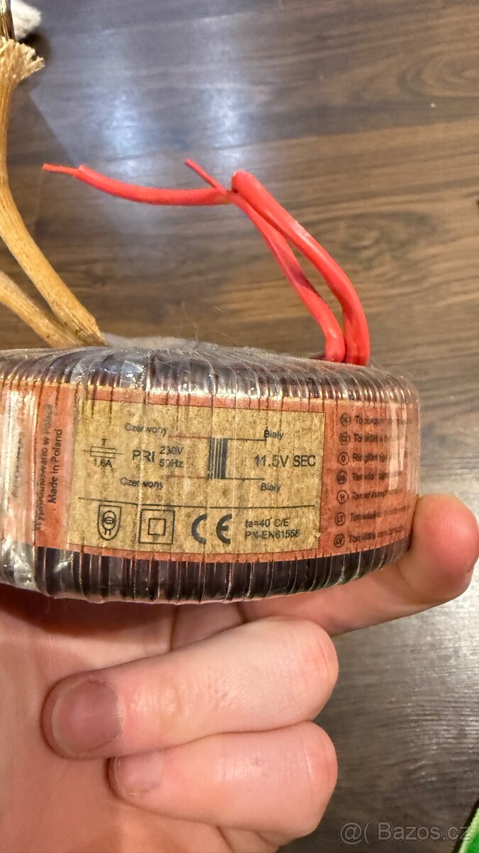 Transformátor 230V - 12V - 14