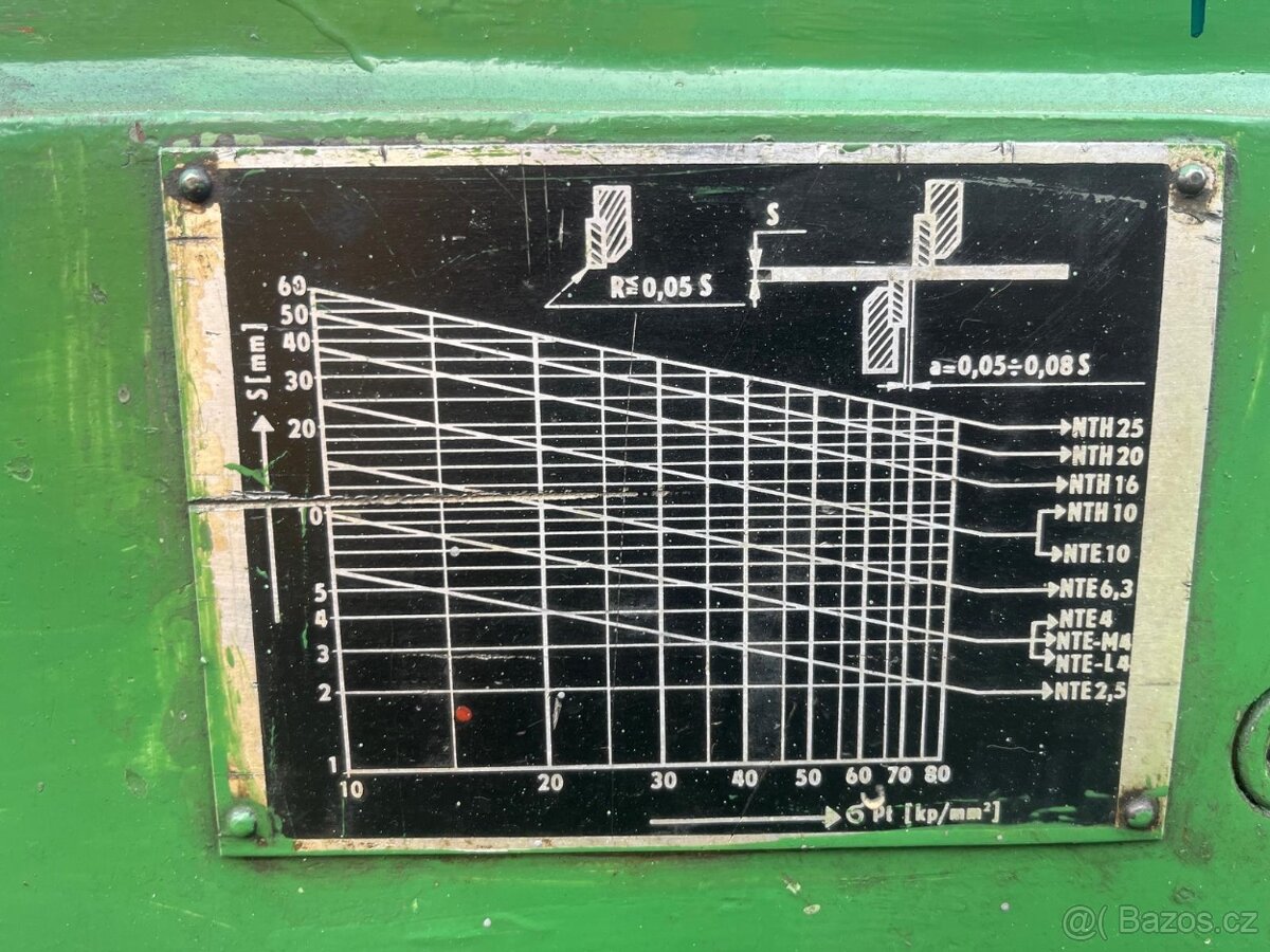 236. Tabulové nůžky NTE 2000/4 - 14