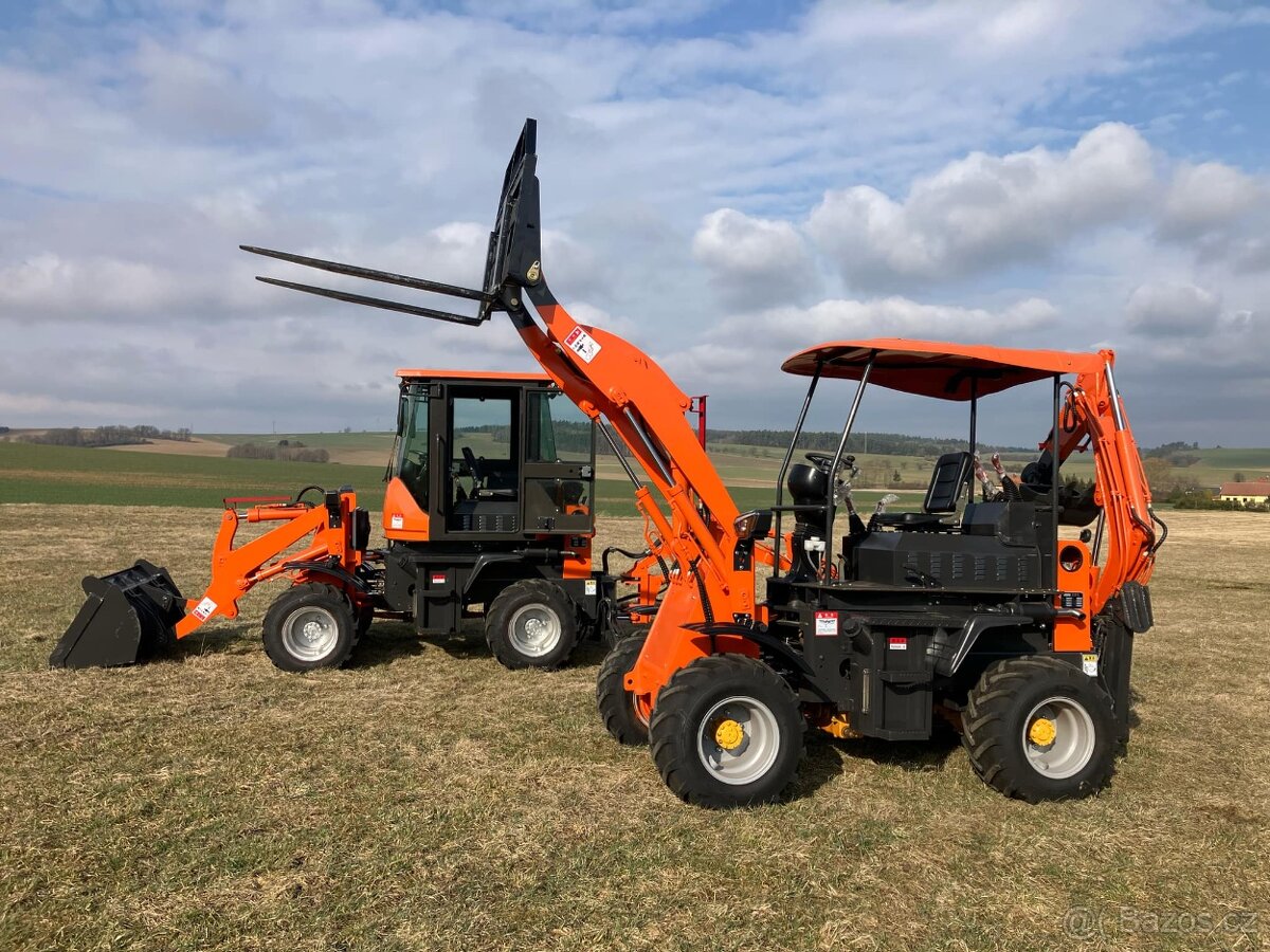 TRAKTORBAGR JM08 NAKLADAČ+MINIBAGR 4x4 - 14