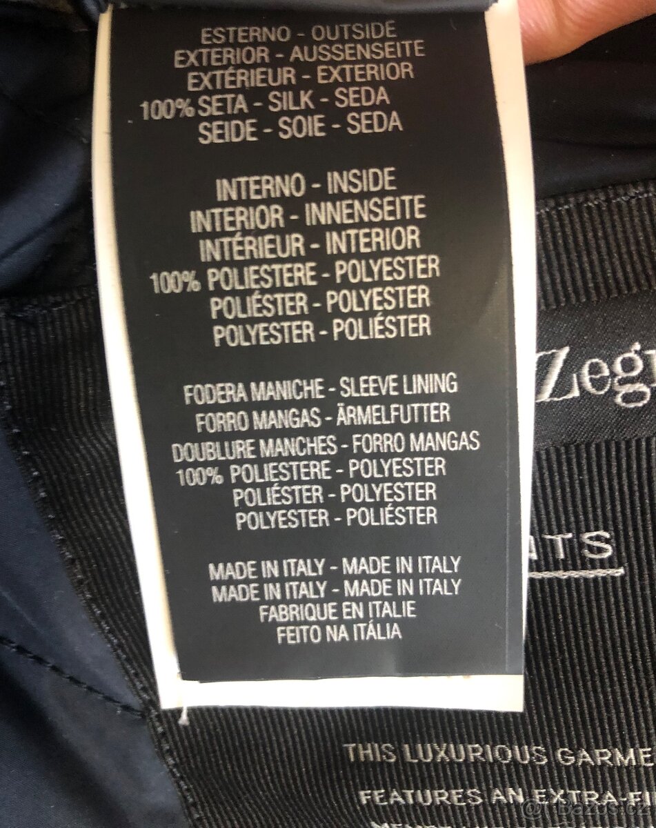 Luxusní zimní bunda E. Zegna, cena nové přes 170tis kč - 14