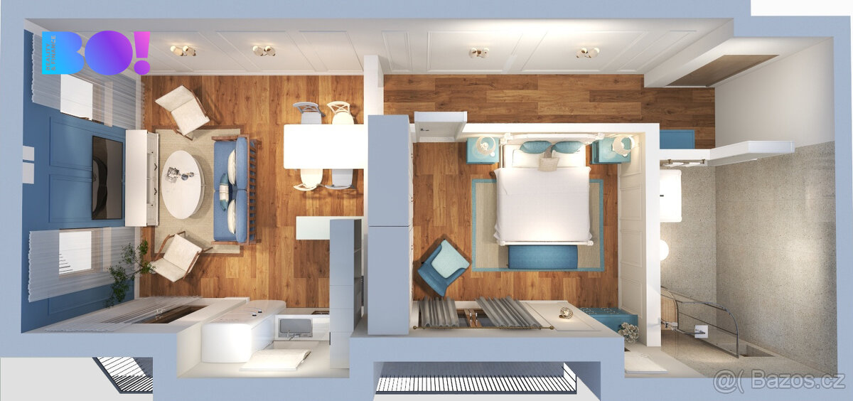 Prodej rekreačního apartmánu 2+kk, Risan, Černá Hora - 14