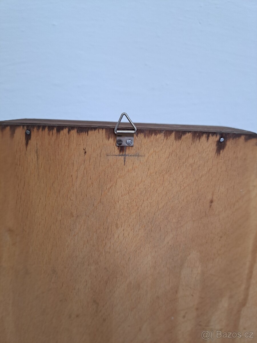 Miniatury + dřevěný rámeček/polička na miniatury - 14