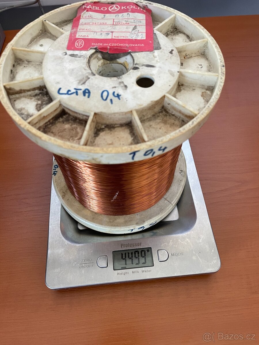 Cívky - Měděný drát - různé průměry (0,12 až 1,12 mm) - 14
