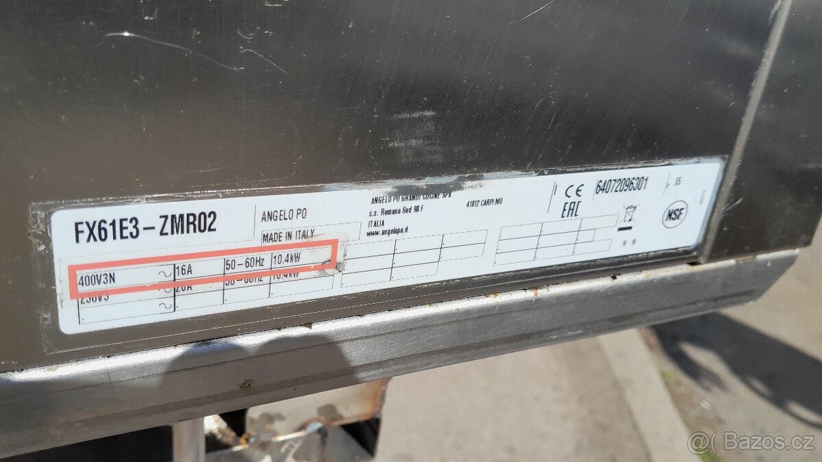 Elektrický konvektomat Angelo Po FX61E3 ( 2015 ) - 14