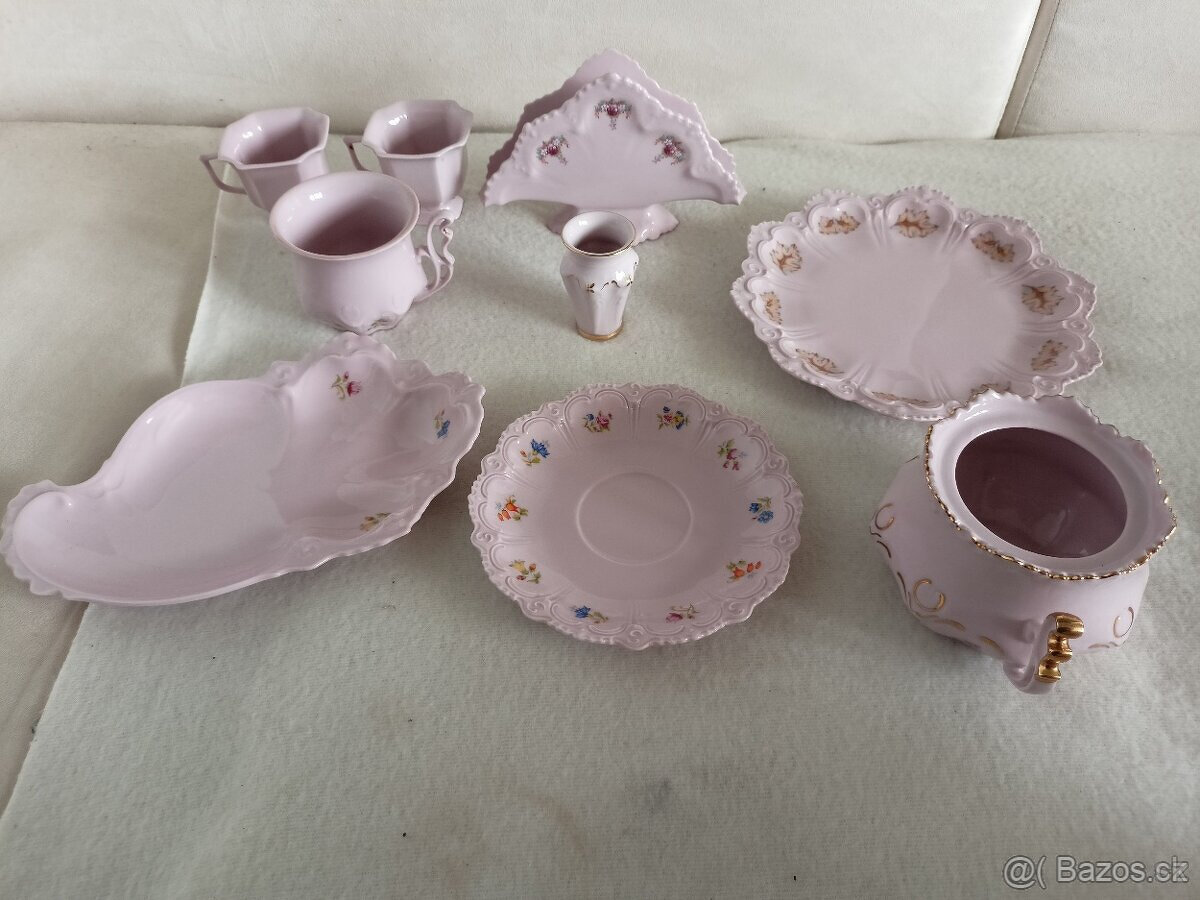 Sada porcelánu original rosa - 14