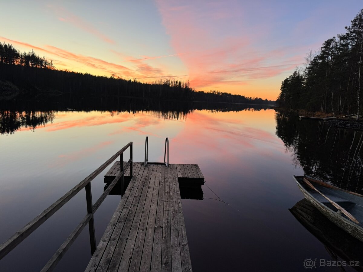 Finsko - ryby - relax - sauna - tradiční chata u jezera - 14