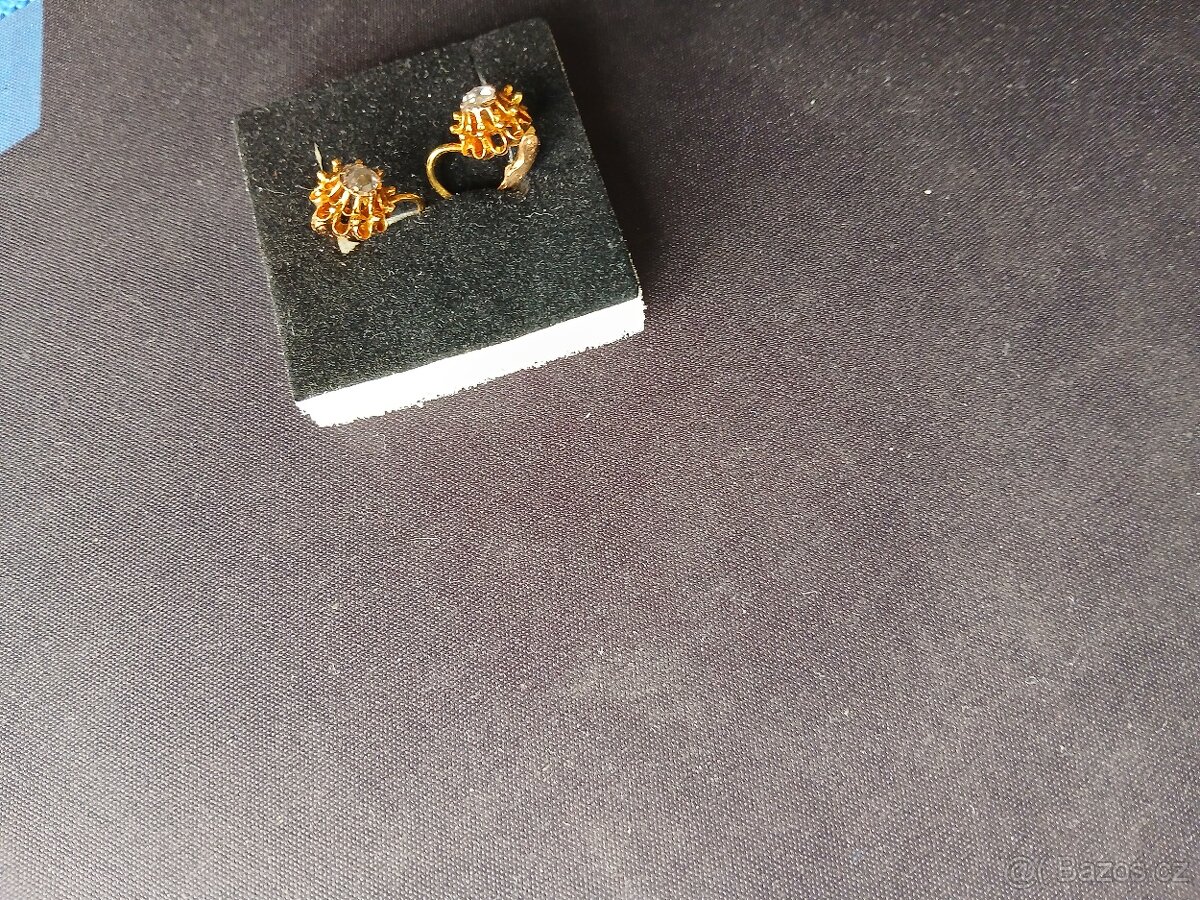 Náušnice zlaté - 14