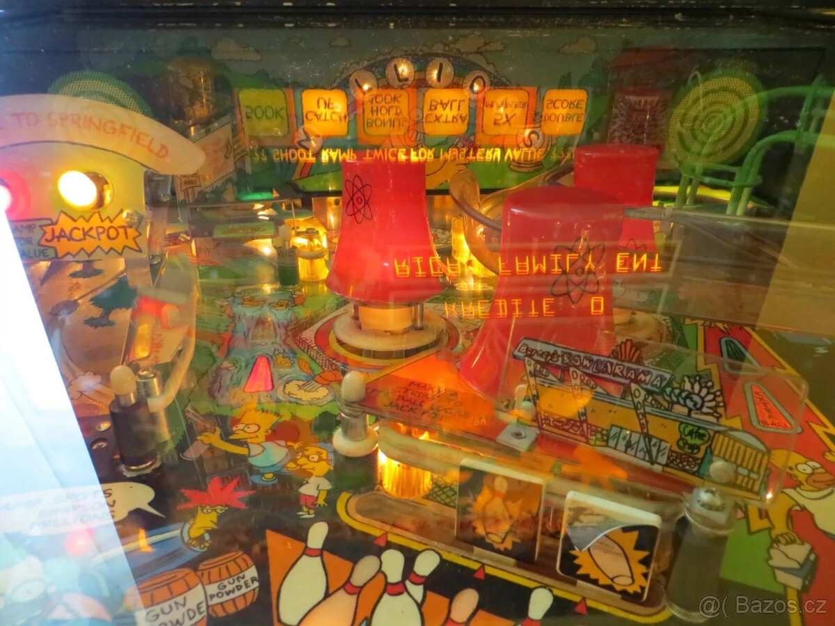 Simpsonovi Flipper od Data East, pinballový automat, z roku - 14