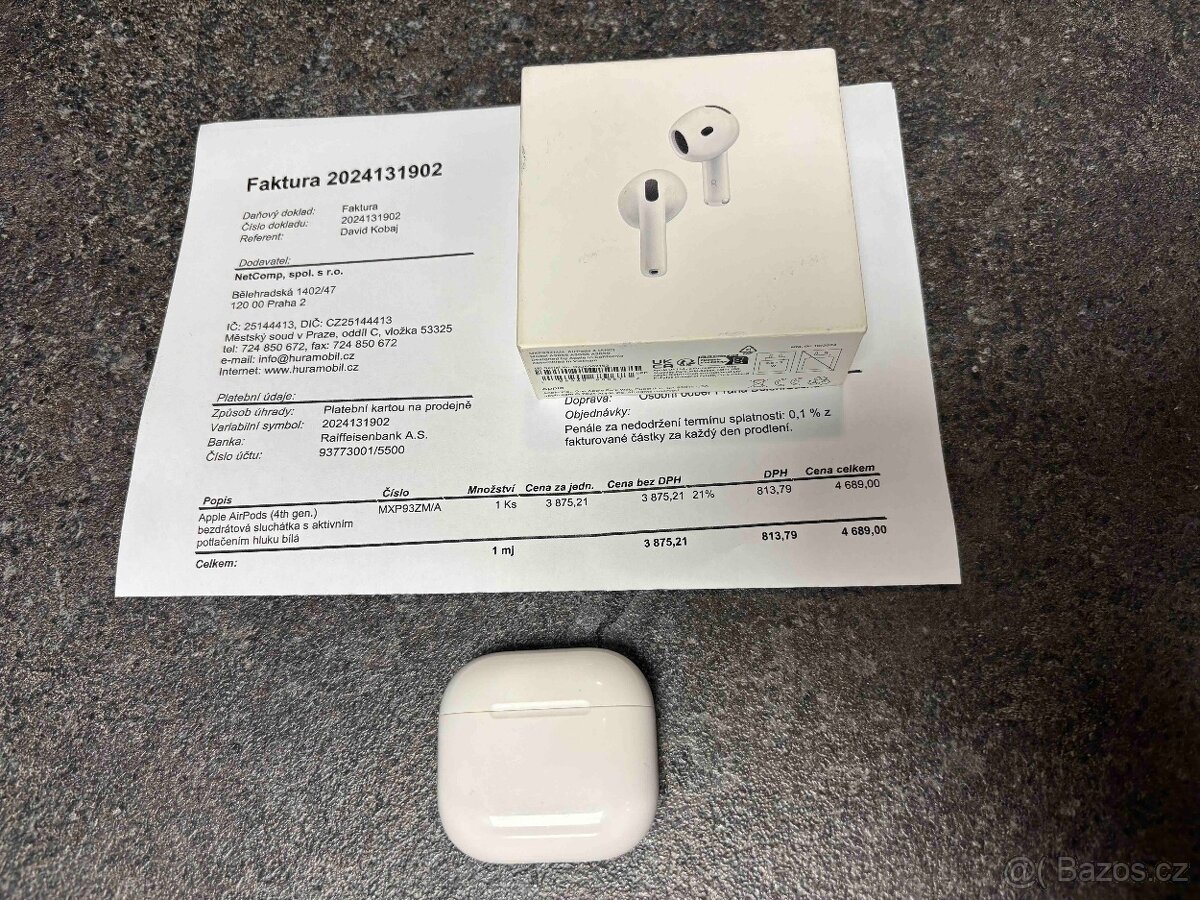 Apple AirPods (4th gen) – bezdrátová sluchátka s aktivním po - 14