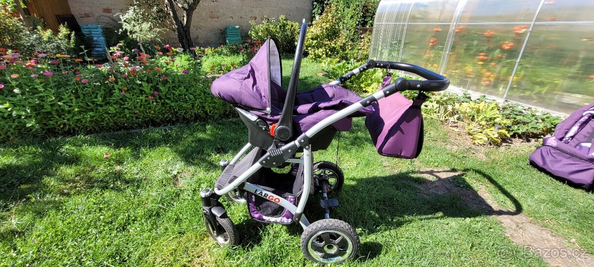 Krásný multifunkční kočárek LARGO -pěkný zachovalý - 14