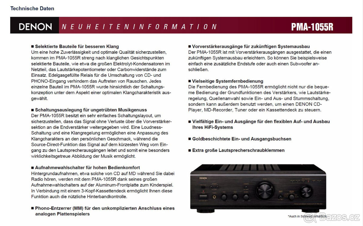 DENON PMA-1055R Stereo Integrated Amplifier + DO - 14