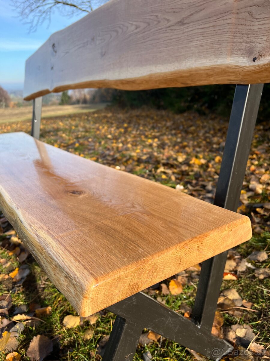 Zahradní lavička :DUB - doprava zdarma - 14