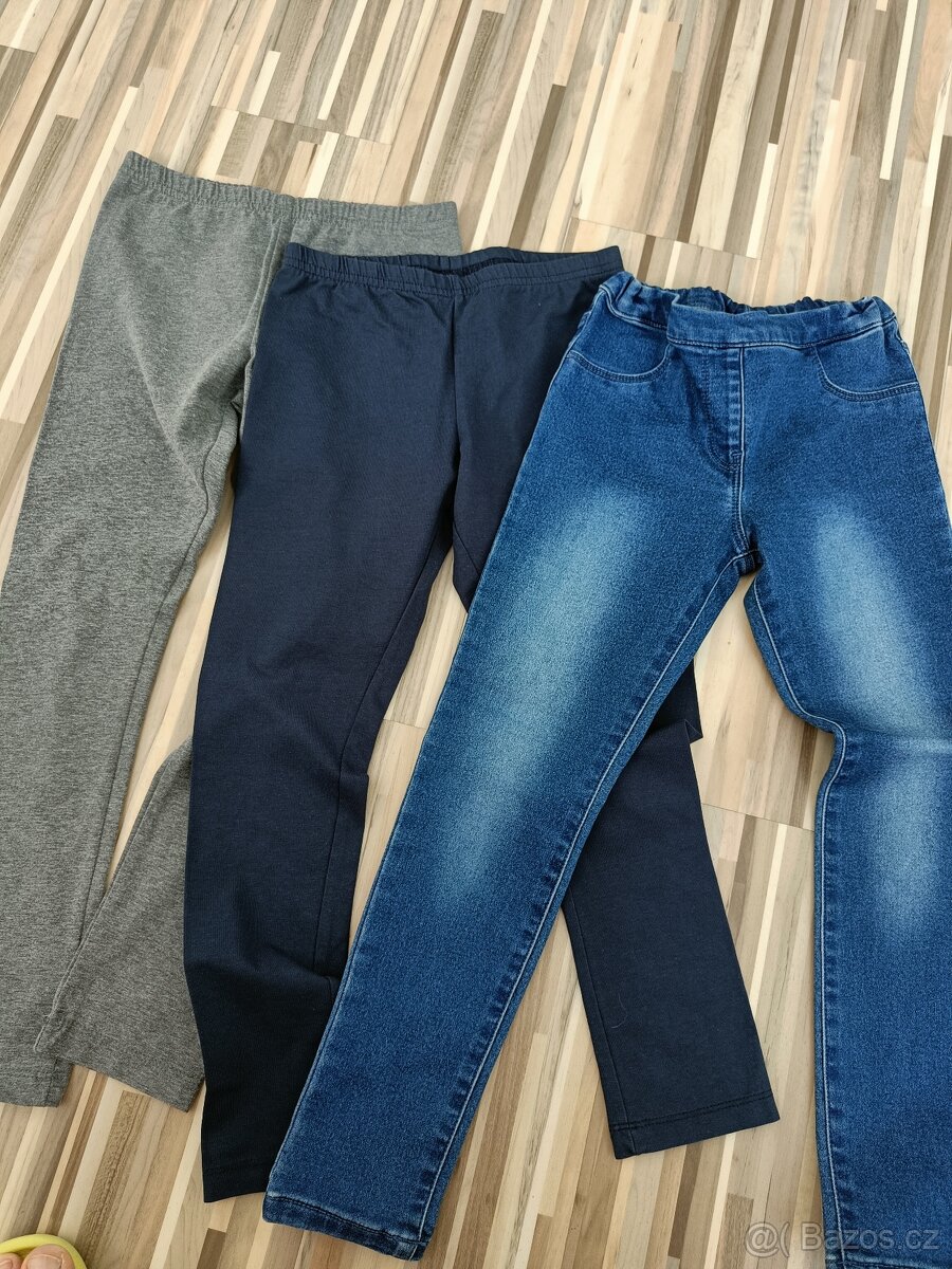 Zateplené legíny C&A, H&M, Coccodrillo vel. 116, 122 - 14