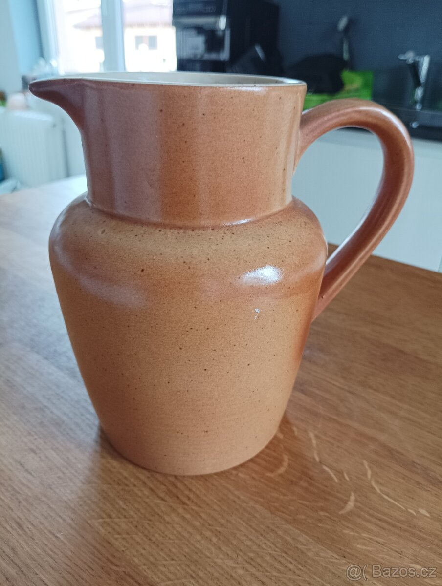 VINTAGE KAMENINOVÝ DŽBÁN GRÉS & POTIERS DIGOIN FRANCIE - 14